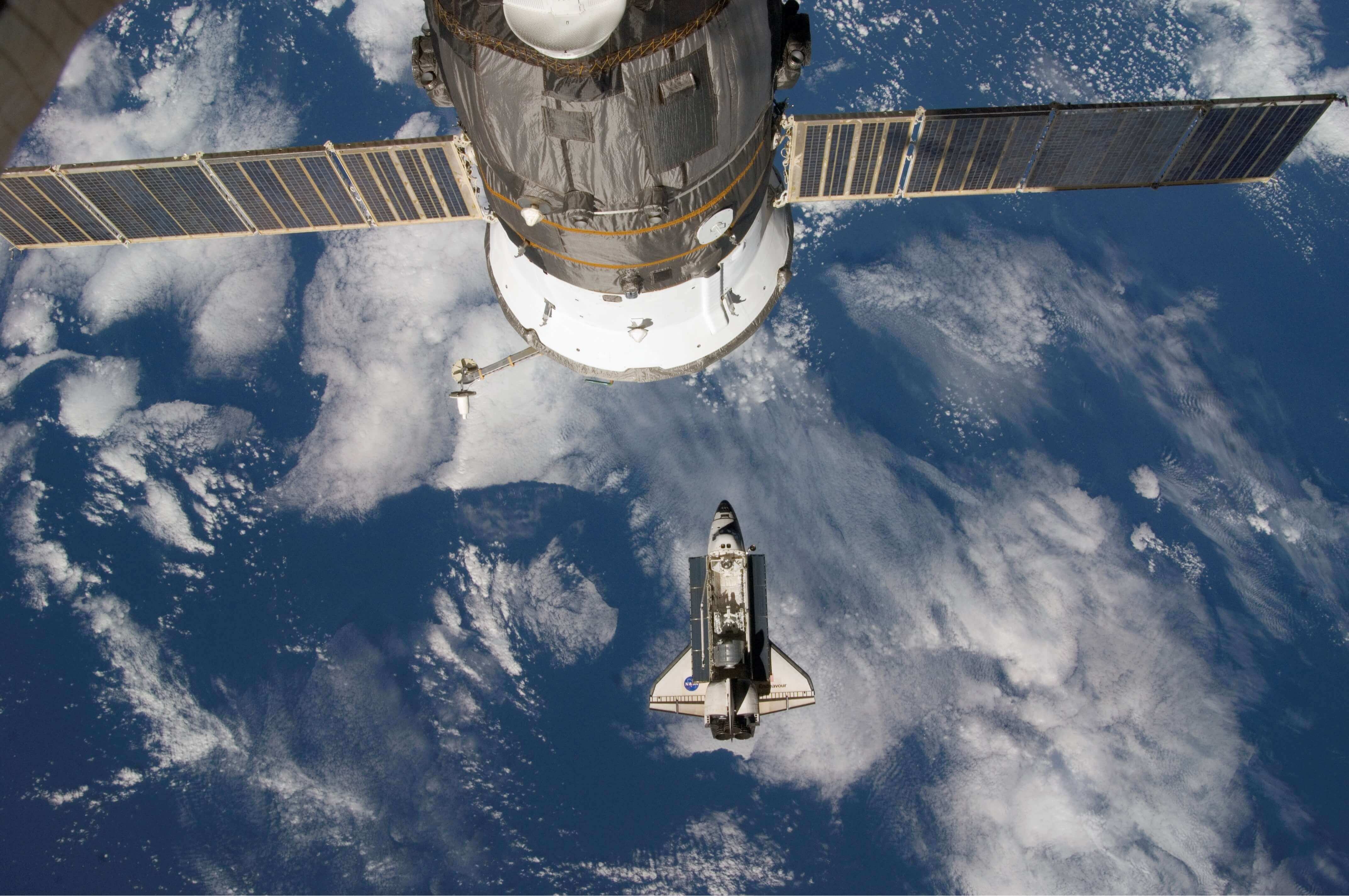 An image of the NASA space station in space.