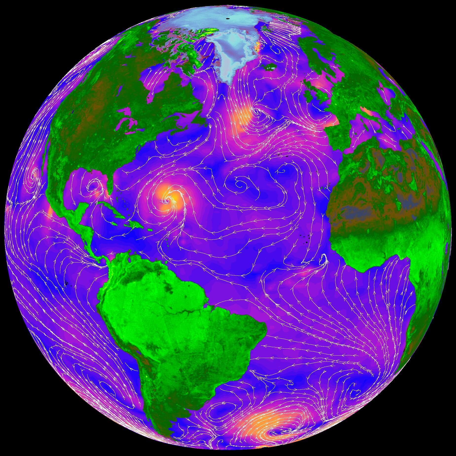 Global ocean current model