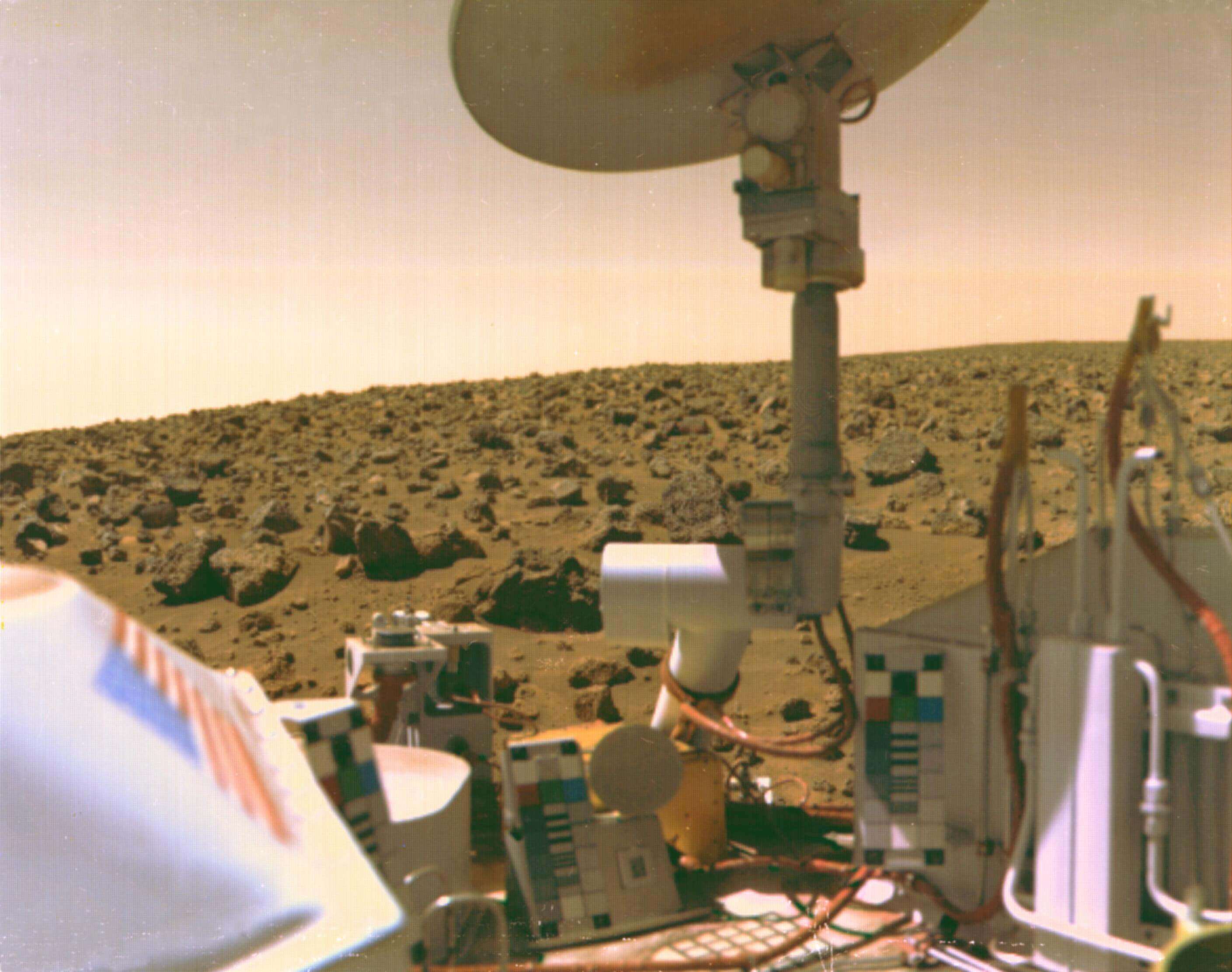 View of Mars from Viking Lander 2 