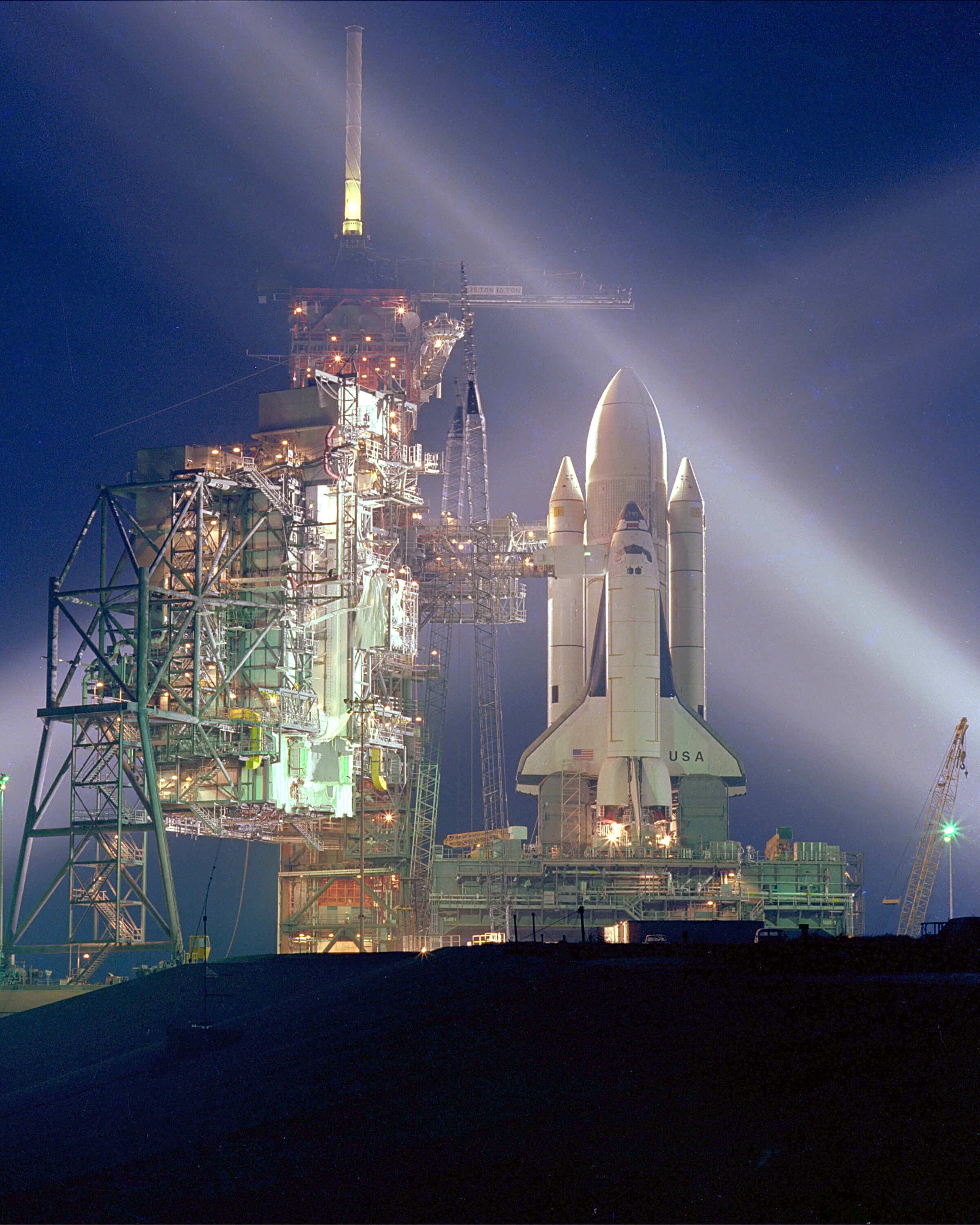 The Space Shuttle, too, had umbilicals that had to detach safely 