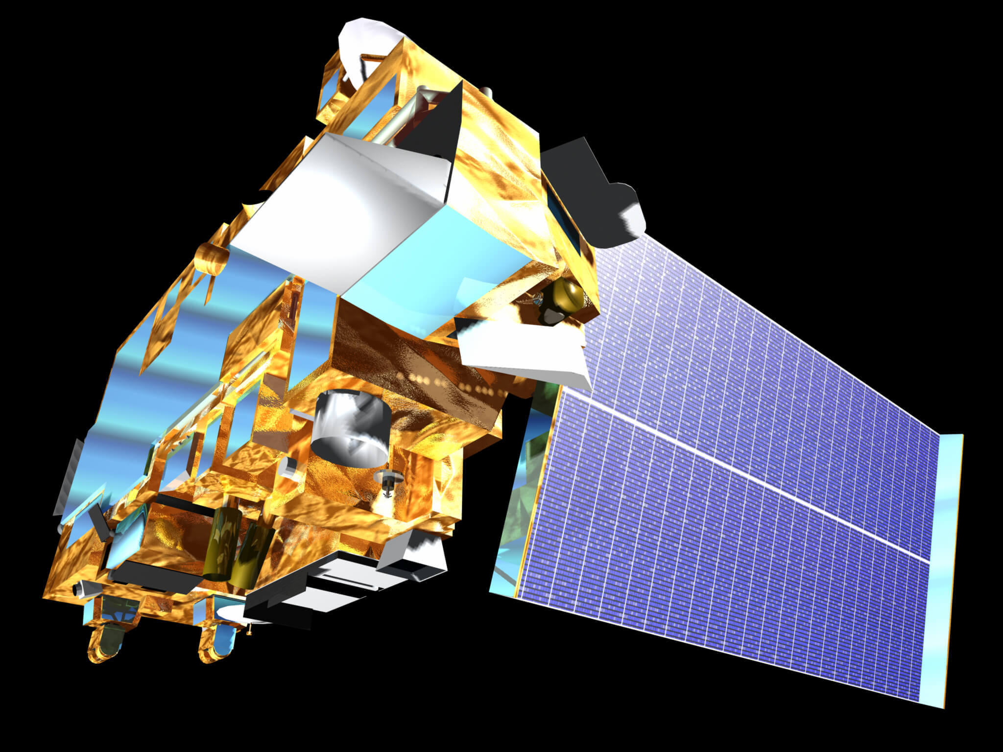 Terra satellite carrying the Advanced Spaceborne Thermal Emission and Reflection Radiometer 