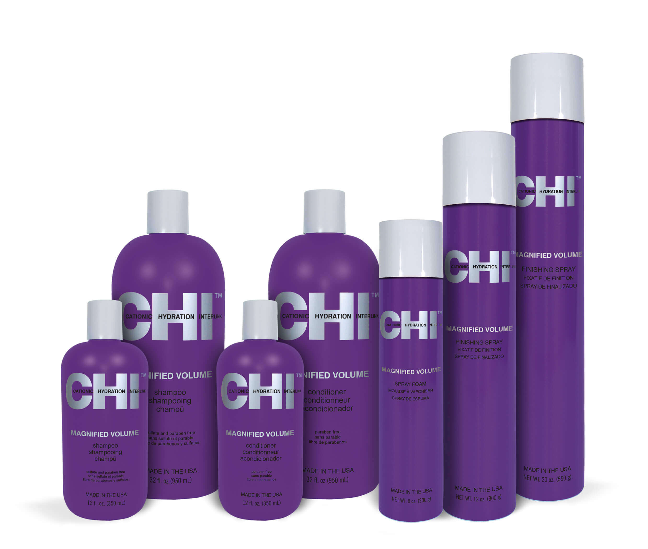 Hair products designed to complement the use of hairstyling tools infused with NASA technology