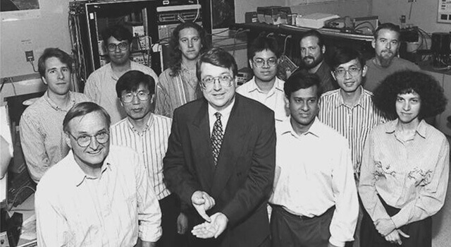 Members of the Jet Propulsion Laboratory team that developed the first CMOS image sensors