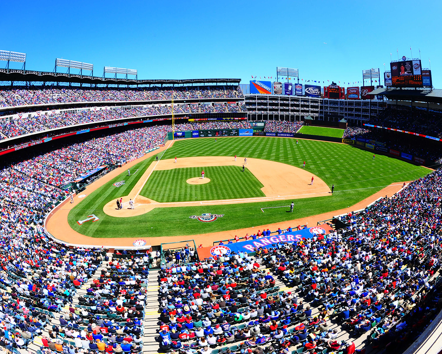 Globe Life Park, home of the Texas Rangers 