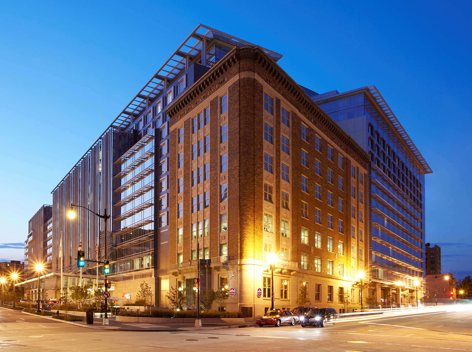 A Marriott Marquis hotel in Washington, D.C., that uses an energy use sensor 