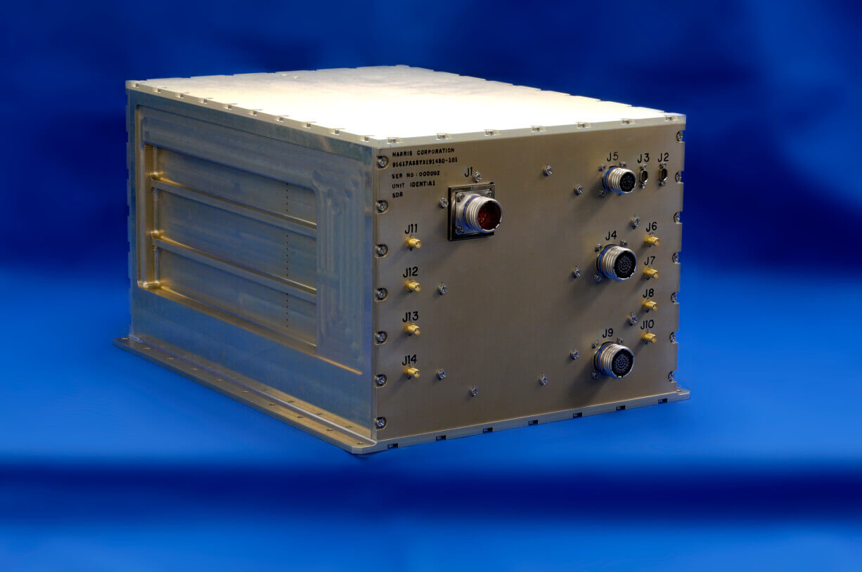 A radio that can be reprogrammed through software updates provide flight tracking.