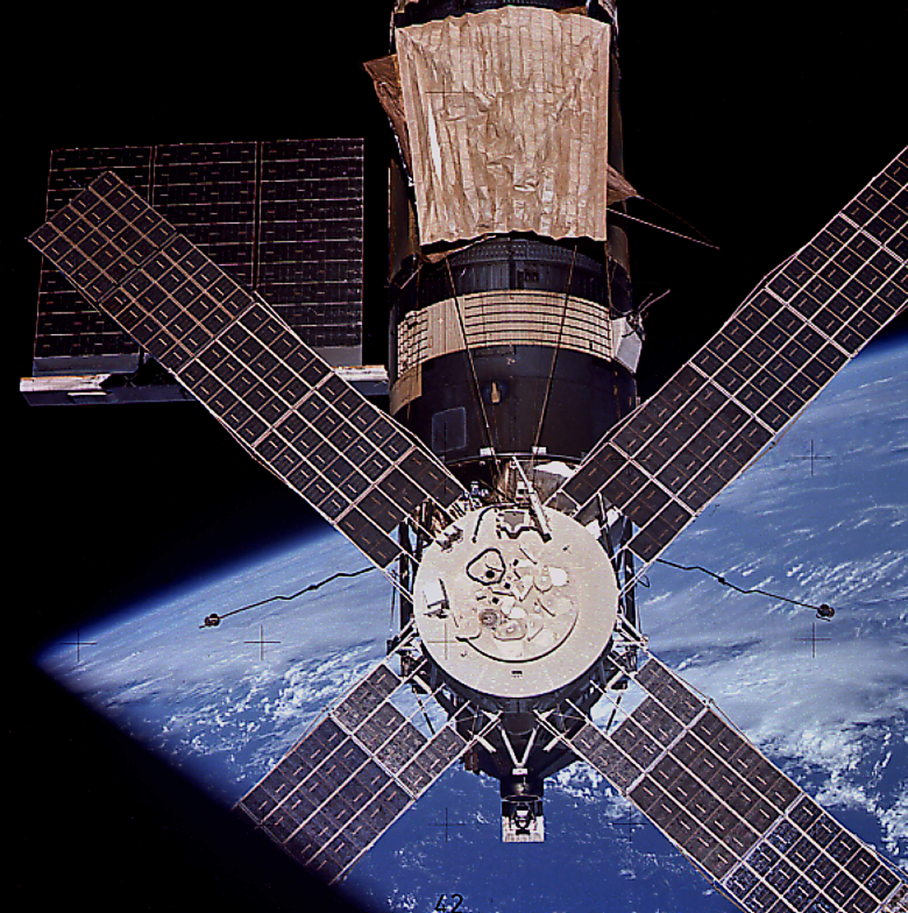 Exterior of Skylab, the United States' first space station
