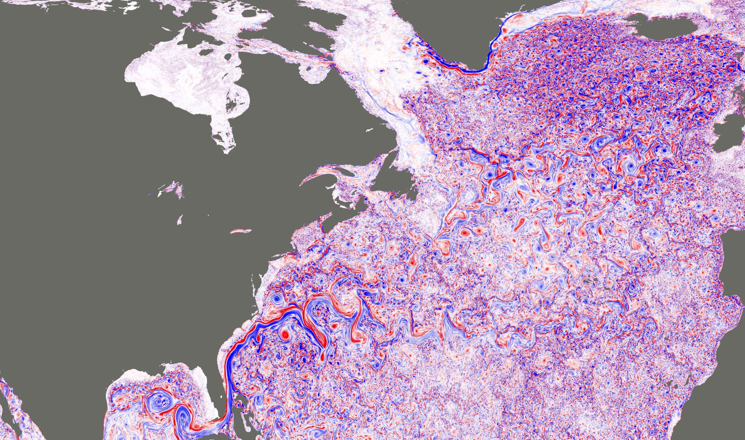 Detailed model of ocean currents