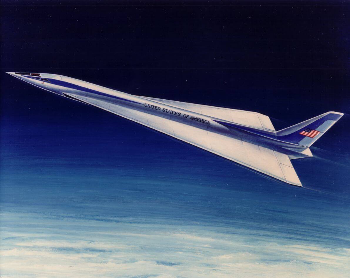 Artist's depiction of the X-30 supersonic spaceplane