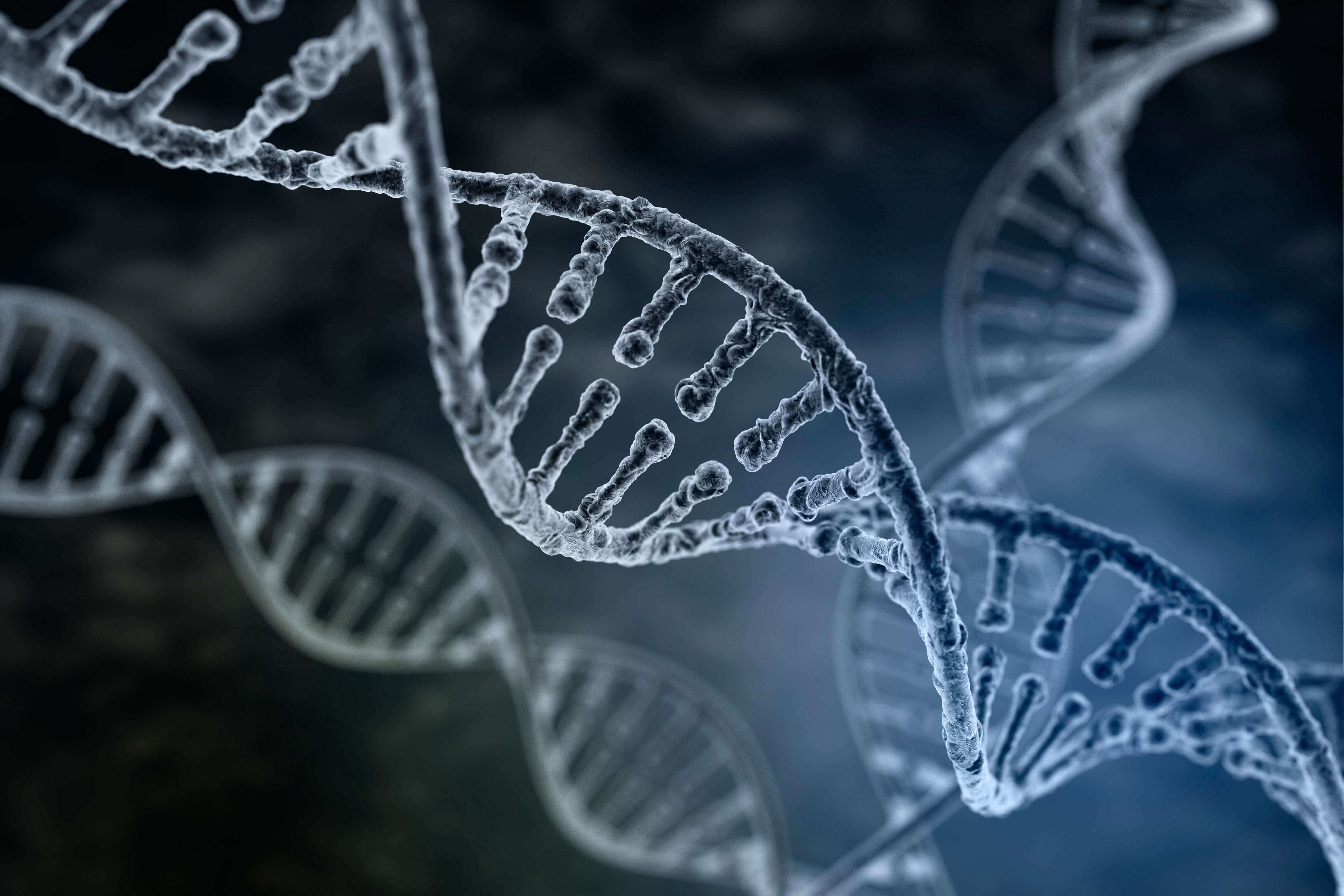 Depiction of DNA strands