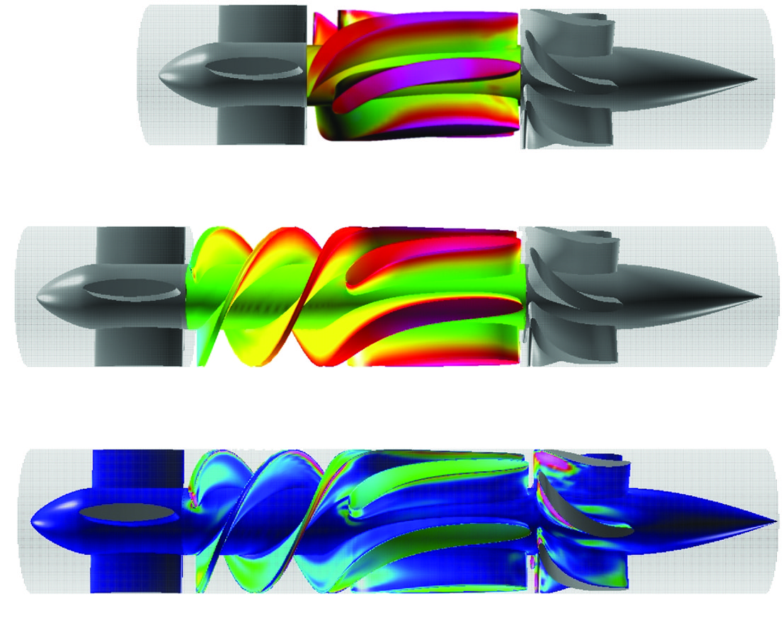 NASA simulations of a turbo pump